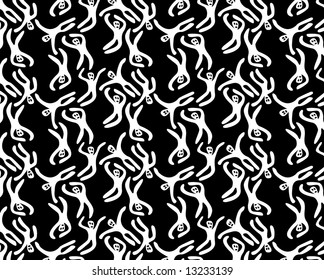 ghosts - seamless  wallpaper