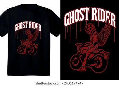 Ghot rider custom t shirt design