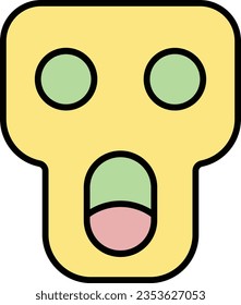 ghoul corpse creepy ghostly death Outline
