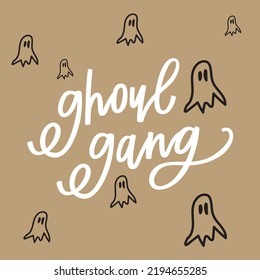 Ghoul Gang Halloween Ghost Design