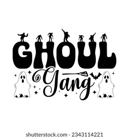 Ghoul Gang - Halloween T-shirt design 