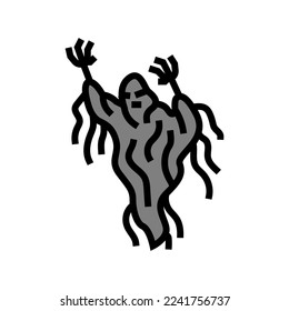 ghoul ghost color icon vector. ghoul ghost sign. isolated symbol illustration