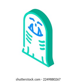 ghoul ghost isometric icon vector. ghoul ghost sign. isolated symbol illustration