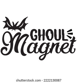 Ghoul Magnet T-shirt Design Vector File.