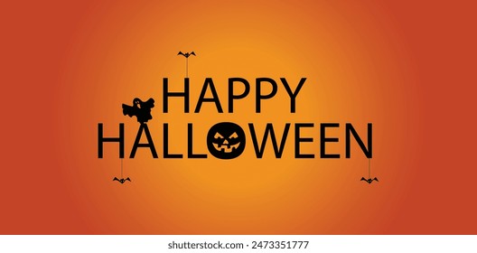 Grauenhaft wunderschönes Textdesign für Halloween