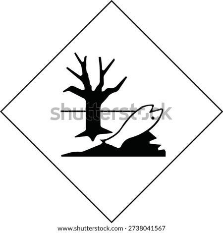 GHS hazard sign vector, Aquatic environment, acute pictograms, Chemicals labels isolate, Explosive, Flammable, Oxidizing, Compressed or Pressurized Gas, Corrosive, Toxic, Harmful, Health hazard and Environmental hazard, Hazard sign.