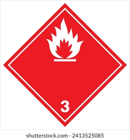 ghs hazardous, transport icon, warning symbol ghs - sga safety sign, pictogram. flammable liquid