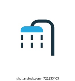 Ghusl Colorful Icon Symbol. Premium Quality Isolated Body Cleansing Element In Trendy Style.