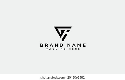 GI g i modern creative alphabet letter logo icon template