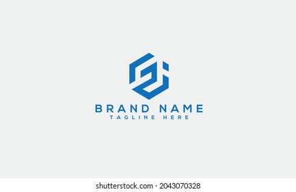 GI g i modern creative alphabet letter logo icon template