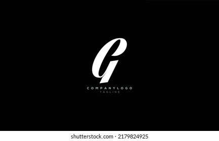 GI IG Abstract initial monogram letter alphabet logo design