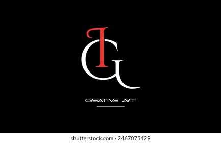 GI, IG, G, I letras abstractas logo monograma