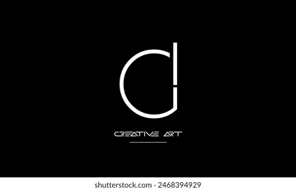 GI, IG, G, I abstract letters logo monogram