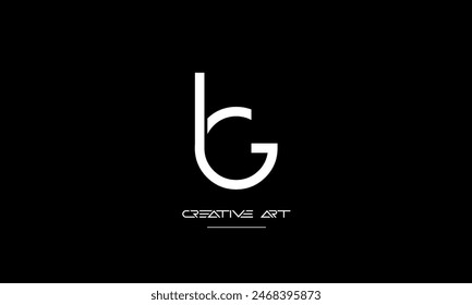 GI, IG, G, I abstract letters logo monogram