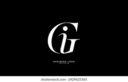 GI, IG, G, I, Abstract Letters Logo mONOGRAM