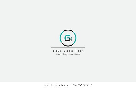 GI or IG letter logo. Unique attractive creative modern initial GI IG G I initial based letter icon logo