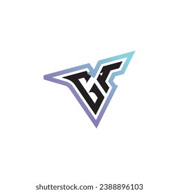 combinación de letras GI genial de marca de logotipo o logotipo inicial de juegos como un diseño de concepto inspirador