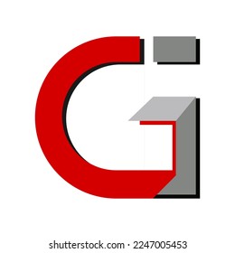 Gi Letter Logo Design Vector