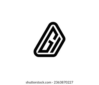 GI logo design vector template