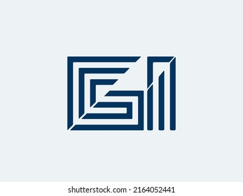 logotipo de monograma GI. Letra i, icono de letra g. Las iniciales de los alfabetos están aisladas en el fondo de la luz. Signo de letras en mayúsculas. Diseño moderno, web, personajes de estilo tecnológico. Tipografía geométrica.