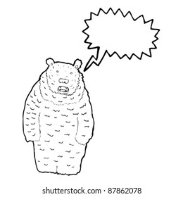Riesenbärenkartoon
