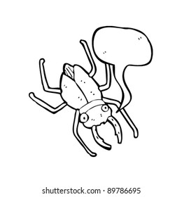 dibujo animado de escarabajo gigante