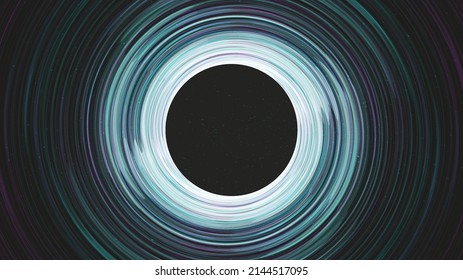 Giant Blue Spiral Black hole on Galaxy background with Milky Way spiral,Universe and starry concept design,vector