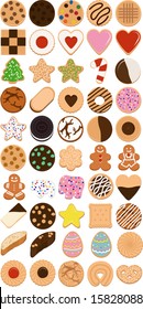Giant Cookie Vector Art Collection