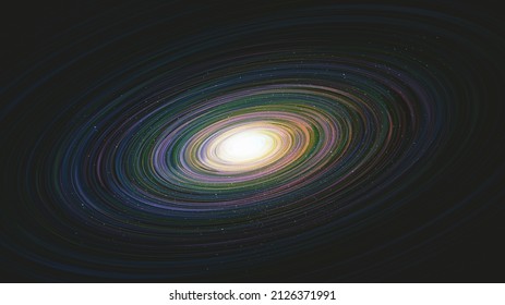 Giant Fantastic Glowing interstella on Galaxy background with Milky Way spiral,Universe and starry concept desig,vector