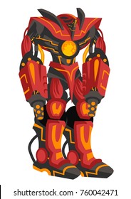 giant flamethrower robot