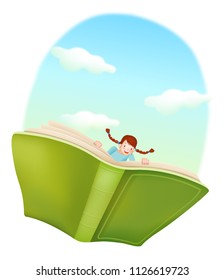 GIANT FLYING BOOK