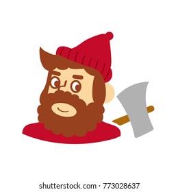 A giant man with an ax