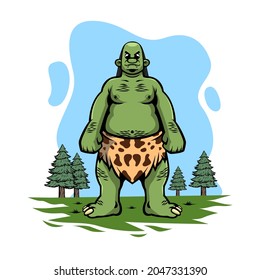 A giant monster character design