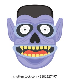 
Un monstruo gigante con cara de horror