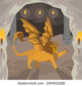 giant mythology manticore