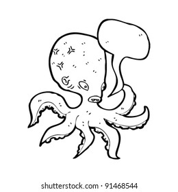 giant octopus cartoon