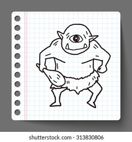 giant ogre doodle
