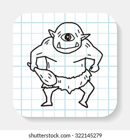 giant ogre doodle