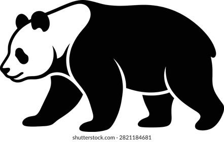 Giant Panda Silhouette Vector Illustration
Cute Bear Logo
