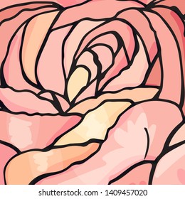 Giant Ranunculus flower background. Can be used for textile, decoration, greeting cards, announcements, posters, stickers and advertisements.
