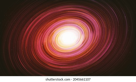 Giant Red interstella on Galaxy background with Milky Way spiral,Universe and starry concept desig,vector