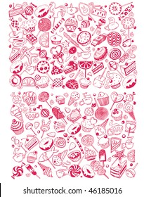 Giant Sweet Party Set (vector)