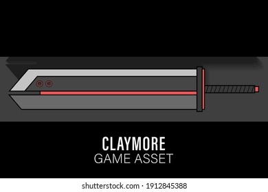 Riesenschwert, Claymore Weapon Game Collection Objekte 2D