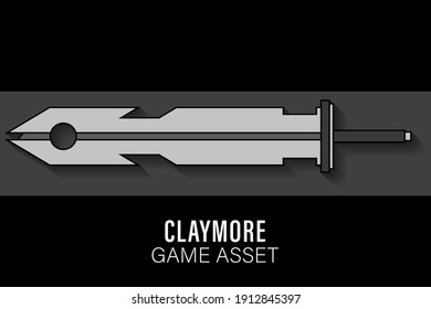 Riesenschwert, Claymore Weapon Game Collection Objekte 2D