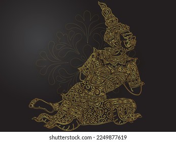 giant of thai tradition gold