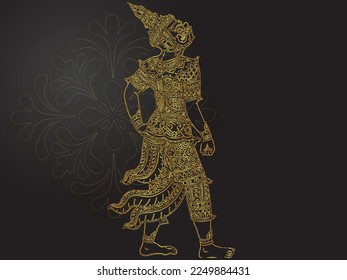 giant of thai tradition gold