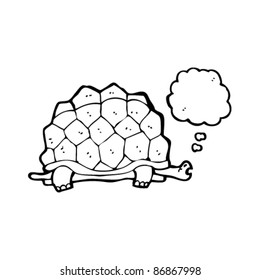 caricatura de tartaruga gigante