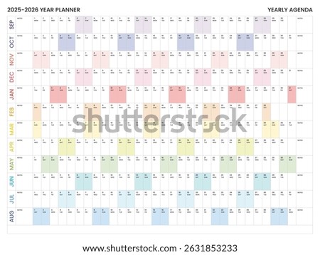 Giant Wall Calendar, 2026 Wall Planner, Annual Planner, Yearly Planner, Monthly Planner