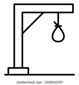 Gibbet icon vector image. Can also be used for web apps, mobile apps and print media.