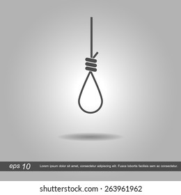 gibbet loop vector illustration eps10 on white background